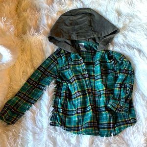 24 month Carters plaid hoody ❄️
